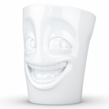 Preview: FiftyEight Henkelbecher Mug Witzig weiss